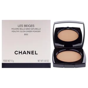 Les Beiges Healthy Glow Sheer Powder - B50 Dark-Medium With Neutral Undertone by Chanel for Women - 0.42 oz Powder