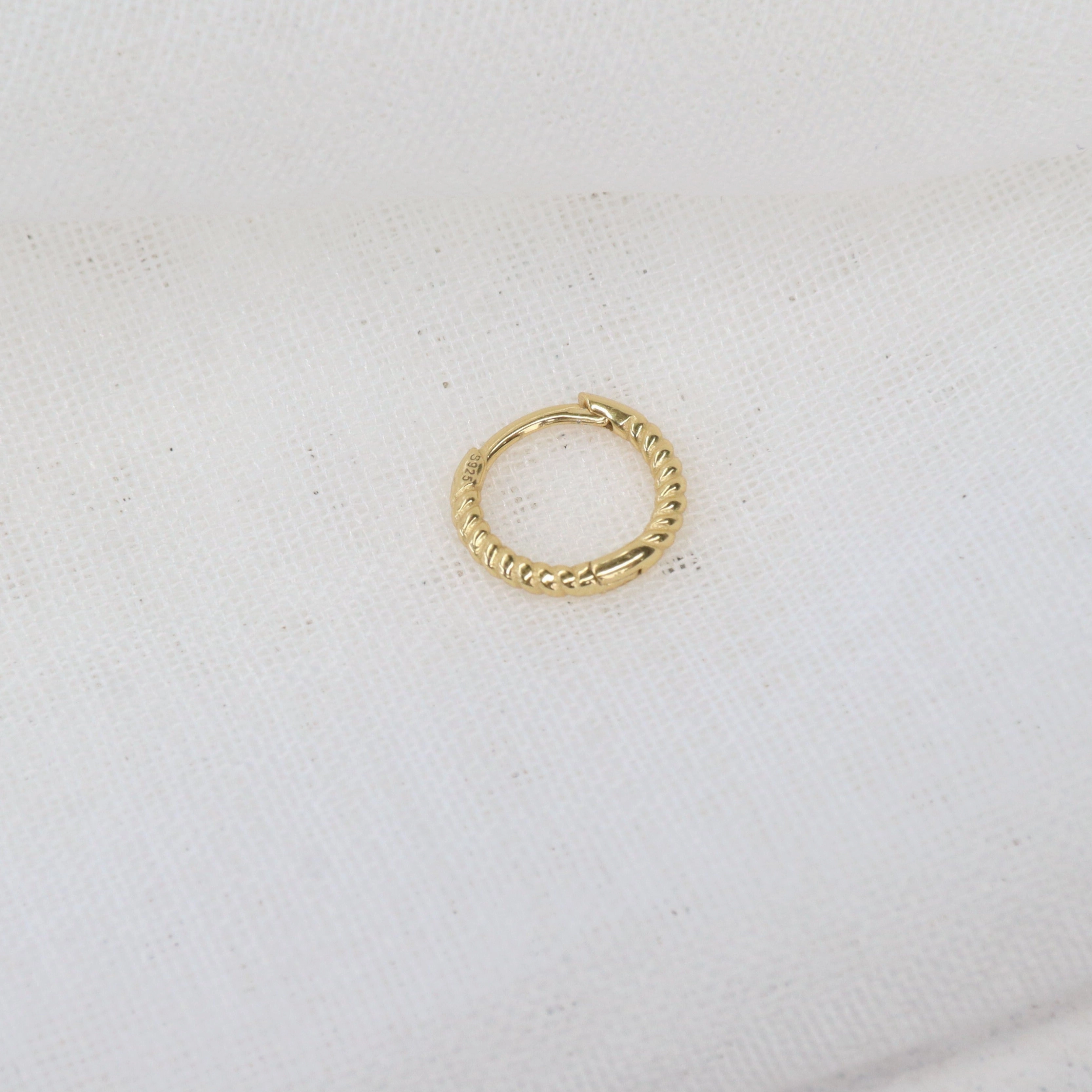 Lola | Sterling Silver & Gold Hoops