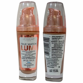 Loreal True Match Lumi Healthy Luminous Foundation C3 Creamy Natural - Wholesale 12 Units (K12139)