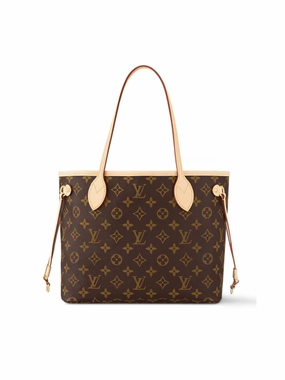 Louis Vuitton Bolsa Neverfull PM Monogram Beige