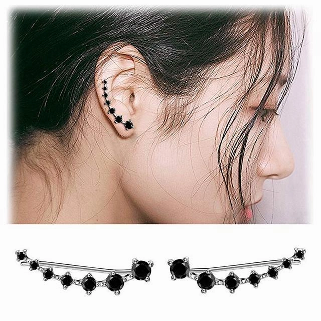 Lustre | Shiny Silver Earrings