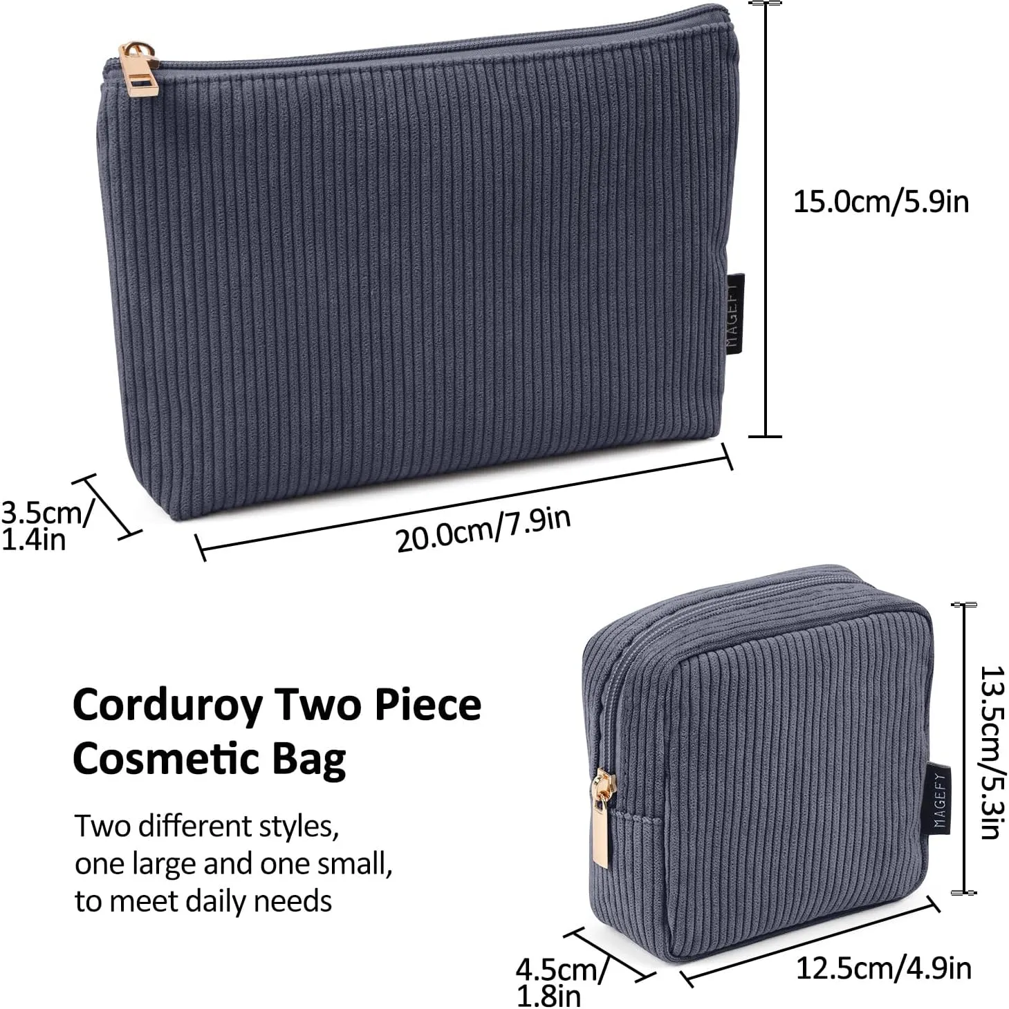 MAGEFY Makeup Bag Small Cosmetic Bag for Women