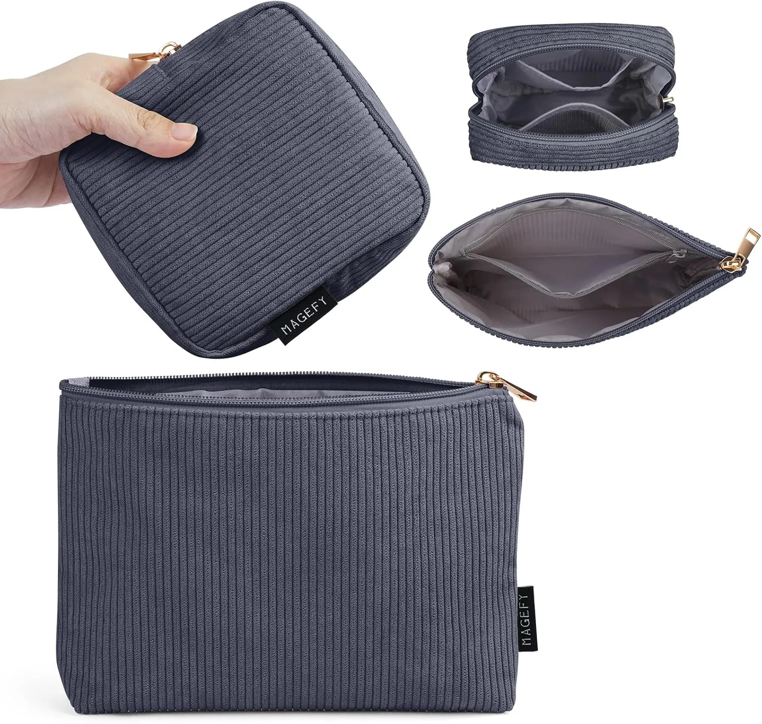 MAGEFY Makeup Bag Small Cosmetic Bag for Women
