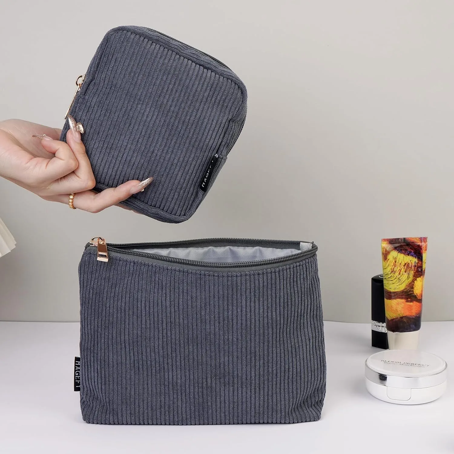 MAGEFY Makeup Bag Small Cosmetic Bag for Women