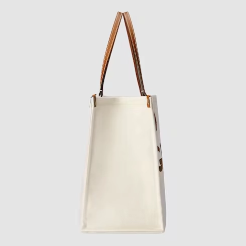 Medium tote bag with Gucci print