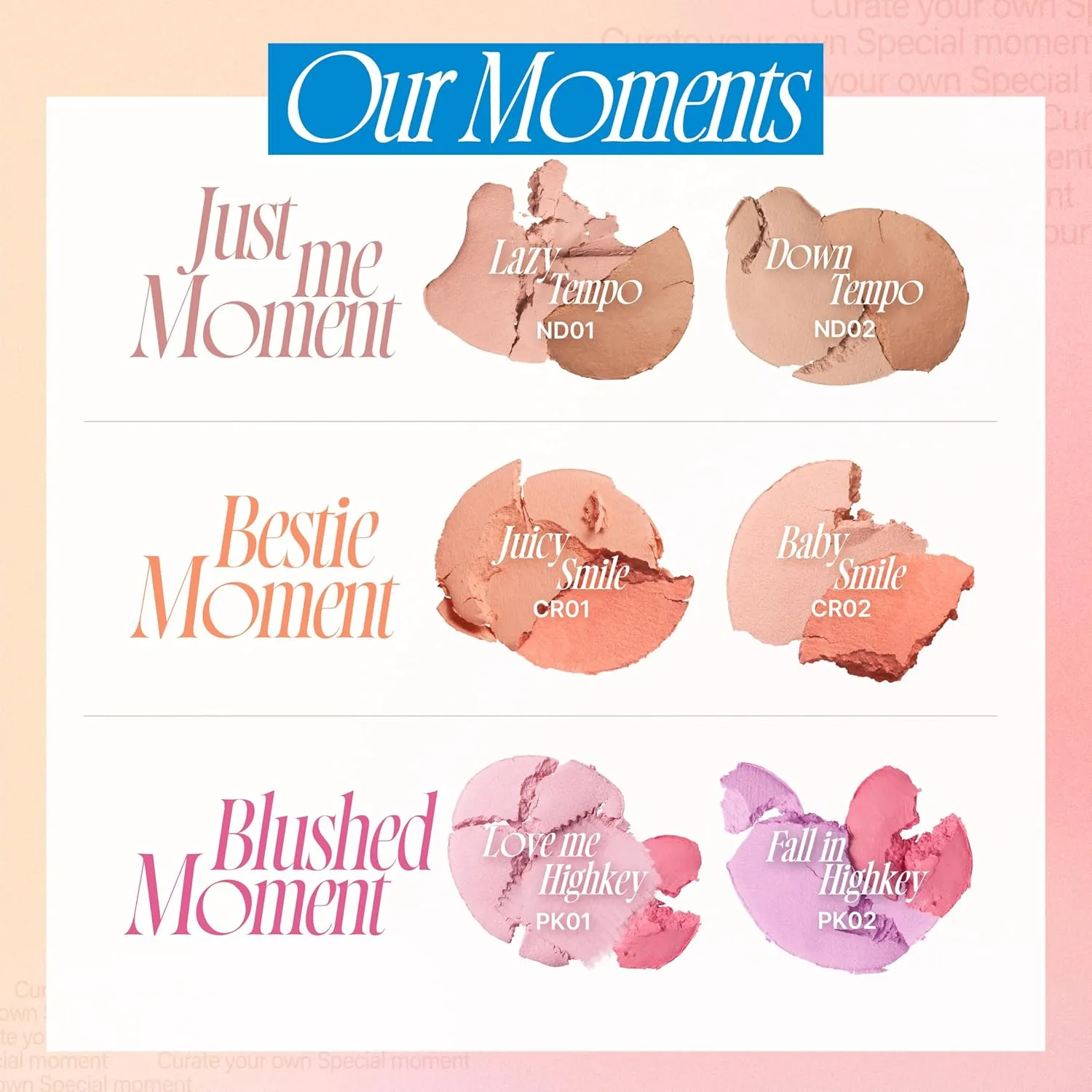 Mellow Dual Blush | PK02 Fall In Highkey | Dual Color, Jelly Texture, 12 Colors, Longwear, Long-lasting | 7.2g