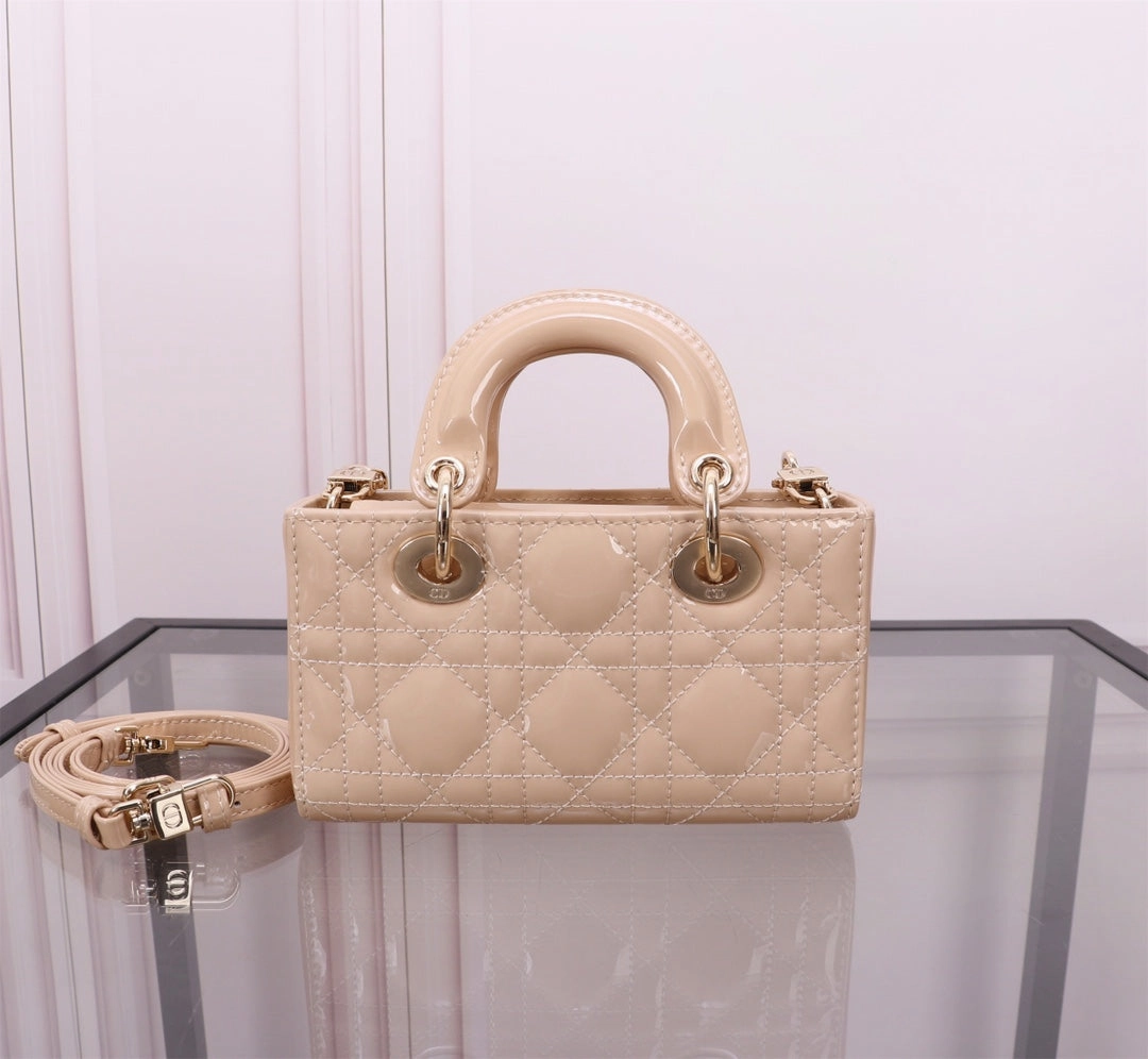 MICRO LADY D-JOY 16.5 BEIGE LAMBSKIN