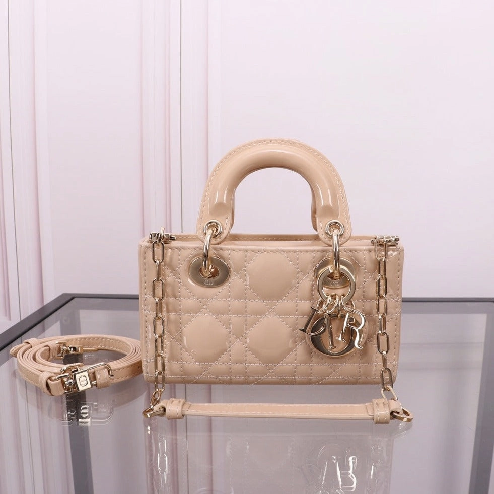 MICRO LADY D-JOY 16.5 BEIGE LAMBSKIN