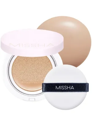 MISSHA Magic Cushion Foundation No.23 Natural Beige for Light with Neutral Skin Tone Flawless Coverage,Dewy Finish,Easy Application for All Skin Types