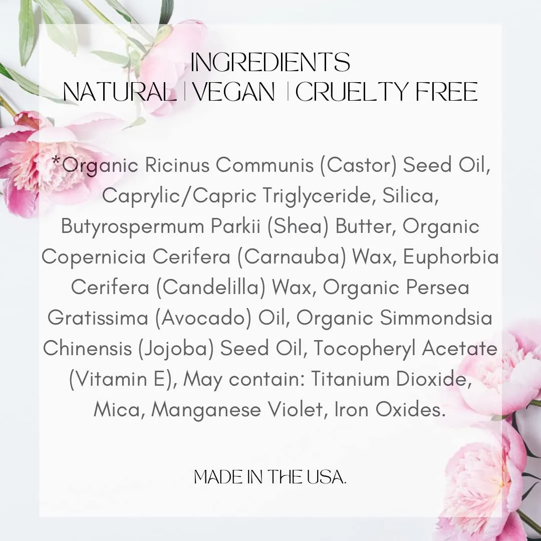 Mom's Secret Natural Lipstick, Made with Organic Ingredients, Rich in Vitamin E, Vegan, Paraben Free, Gluten Free, Cruelty Free, Made in the USA. 0.16 oz. (I Want Mauve)