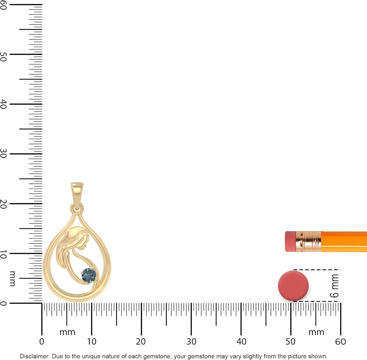 Natural Gemstone Mom To Be Pendant Necklaces for Women in Silver/18K Yellow/Rose Gold Vermeil, Birthstone Jewelry Gifts for Her Birthday, Anniversary, Graduation, Christmas,Mothers Day,Valentines