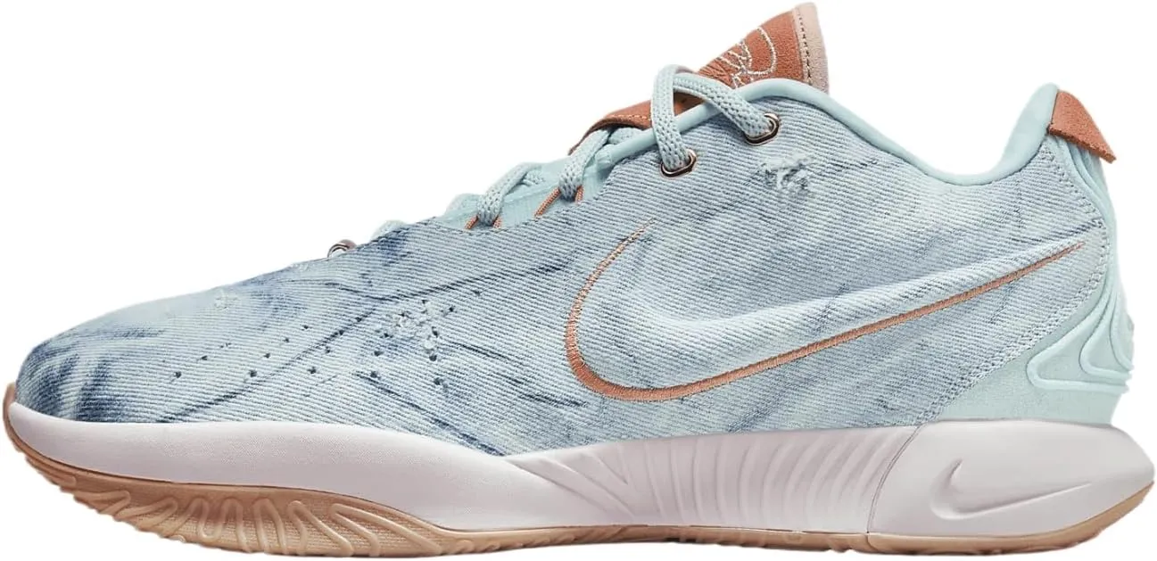 Nike Lebron XXI Aragonite Mens Shoes (HF5467-300, Jade Ice/Emerald Rise/Platinum Violet/Terra Blush) Size 18