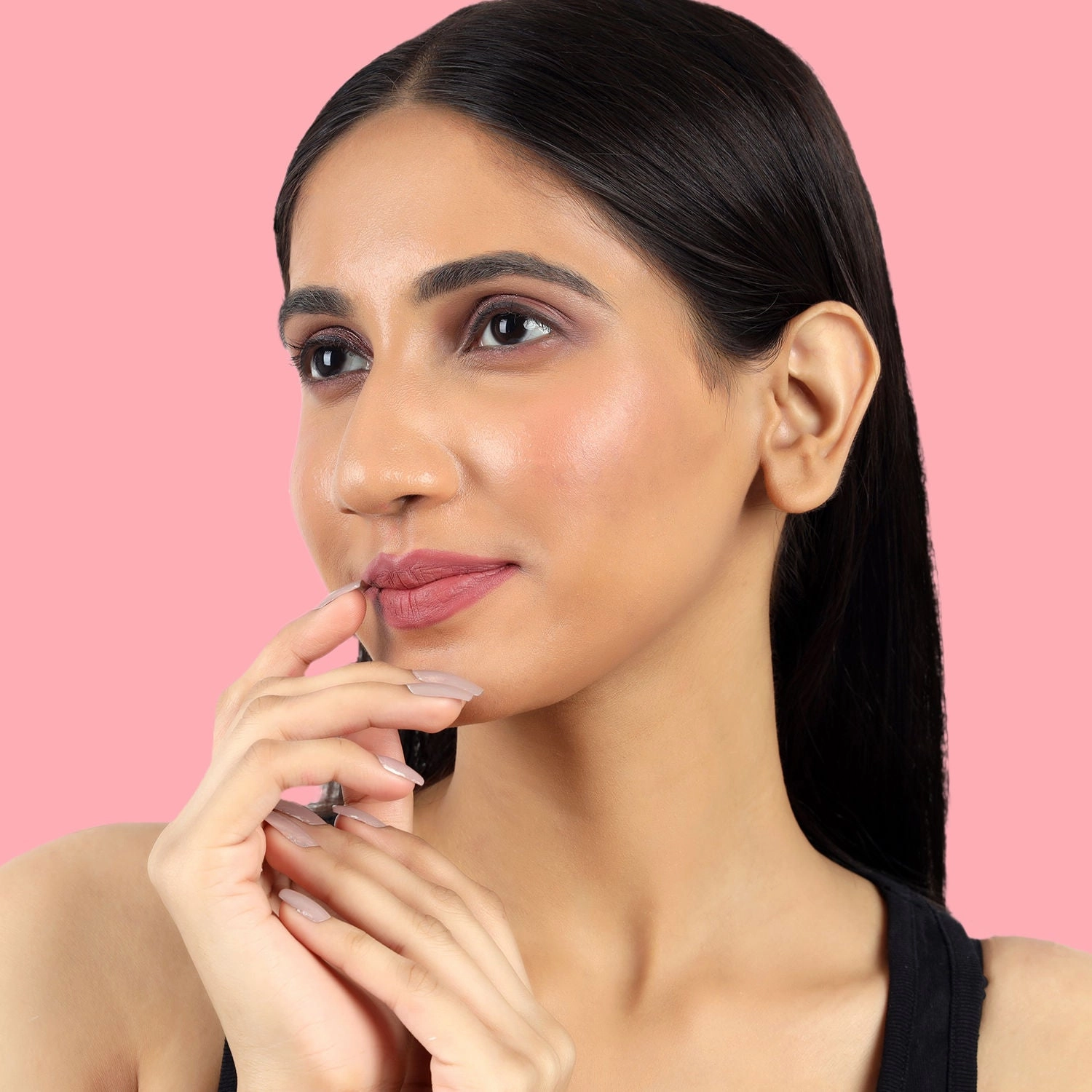 NY Bae Mets Matte Lip Crayon - Majestic Mauve 41 (2.8 g) | Creamy Matte Finish | Lasts Up to 5  Hours | Moisturizing | SPF Protection