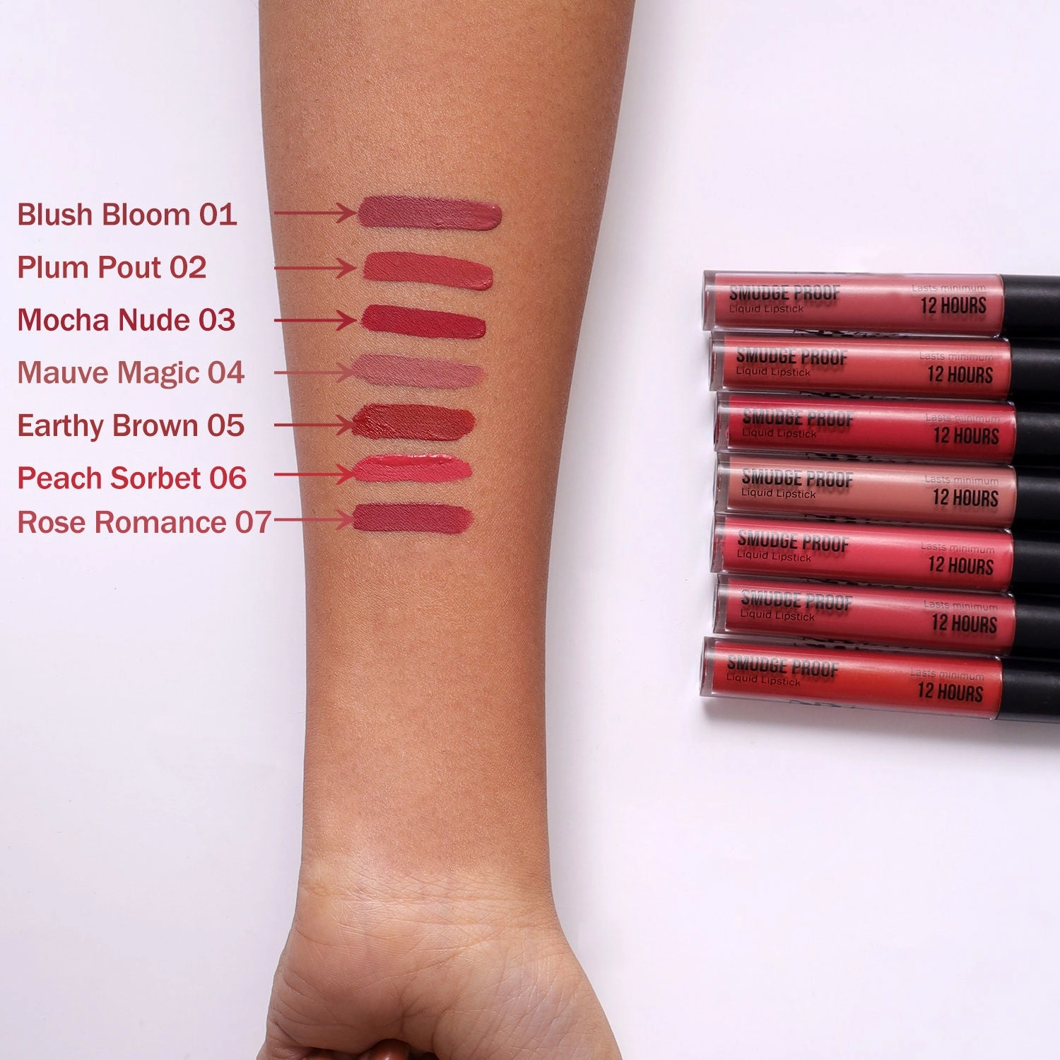 NY Bae Smudge Proof Liquid Lipstick | Lasts Minimum 12 Hours | Super Pigmented | Transfer Proof - Mauve Magic 04