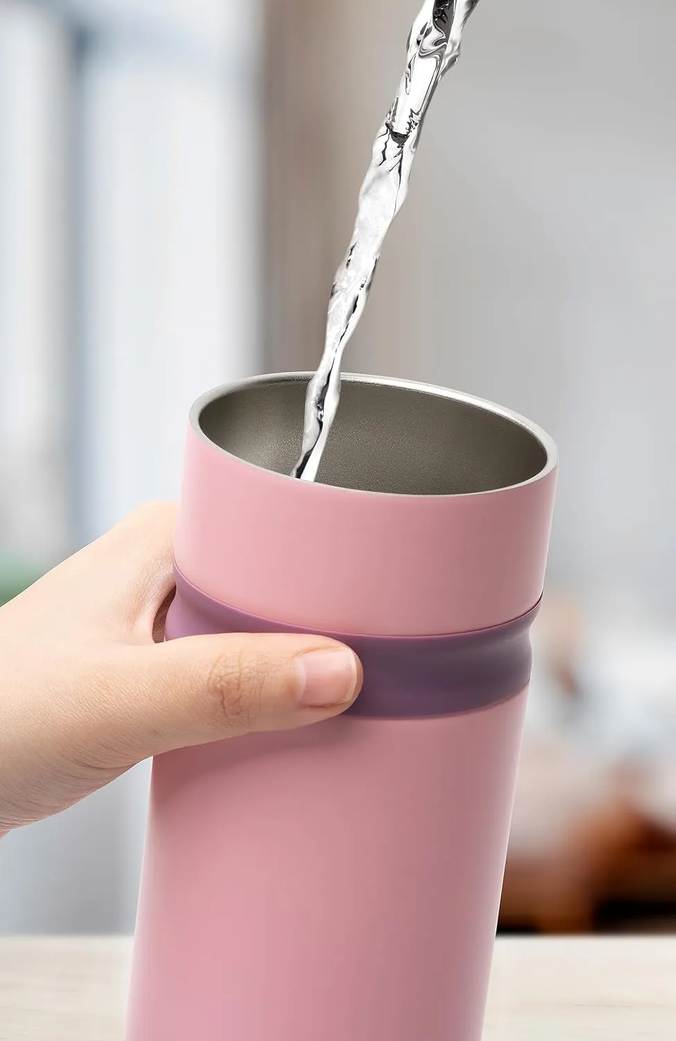 OHOM Uvio Straw Bottle (April Blush)