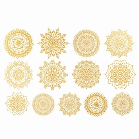 Overglaze Decal Mandala