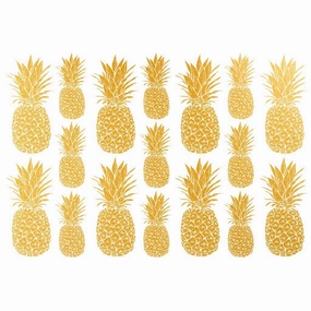 Overglaze Decal Pineapples