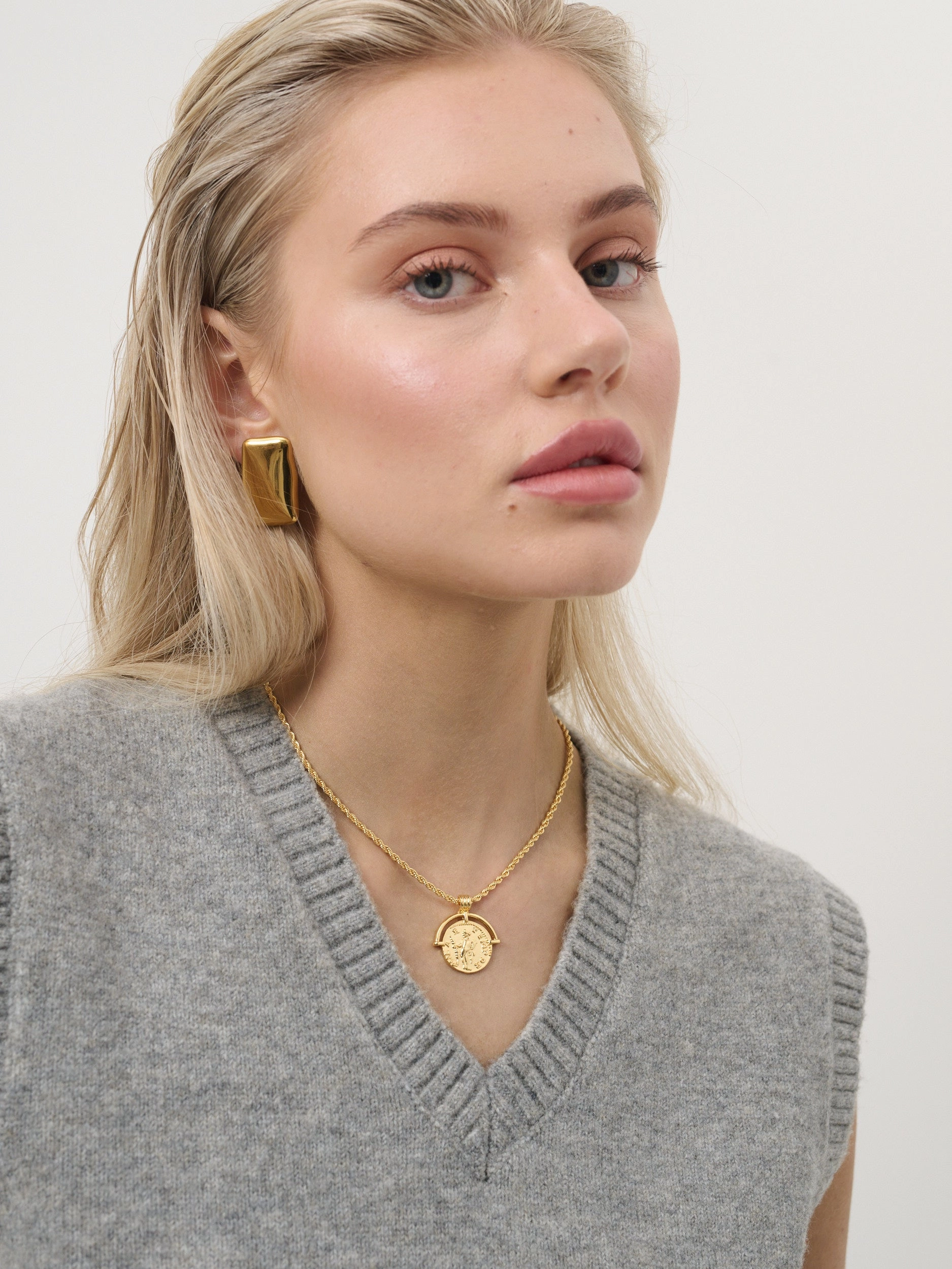 Pandora 18K Gold Plated Charm Necklace