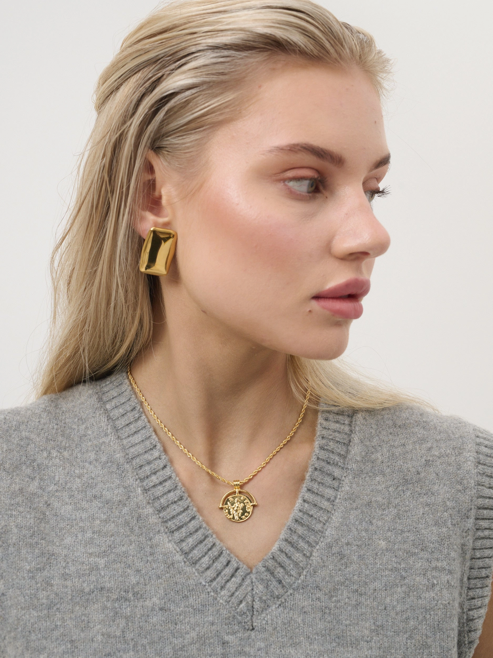 Pandora 18K Gold Plated Charm Necklace
