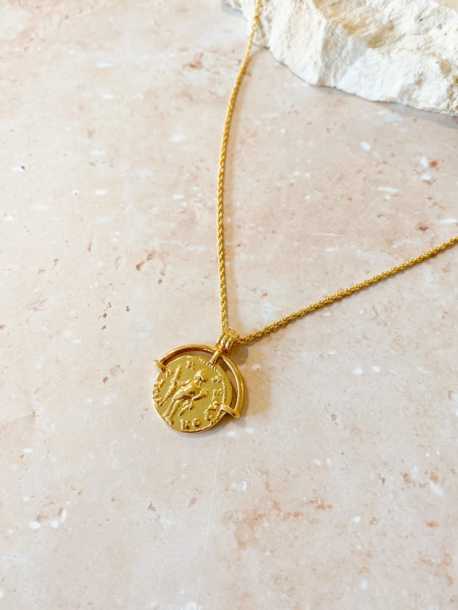 Pandora 18K Gold Plated Charm Necklace