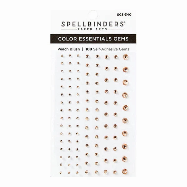 Peach Blush Colour Essentials Gems Spellbinders SCS-340