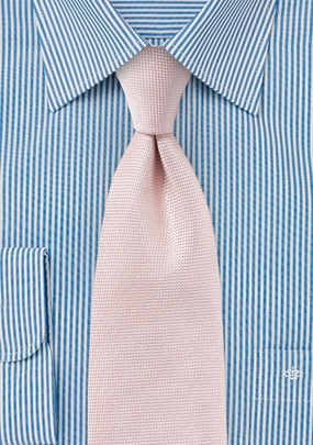 Peach Blush MicroTexture Necktie