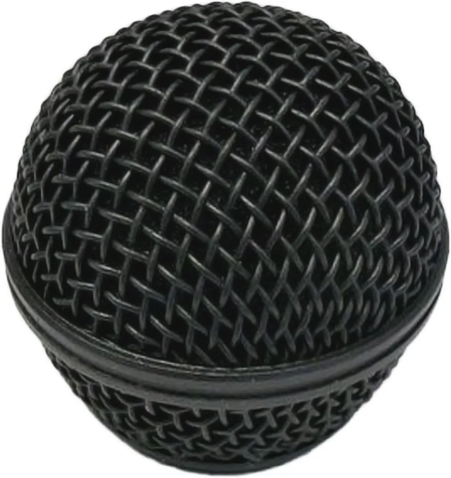 Performance Plus SM58 Style Black Mesh, Screw on Ball Microphone Grille (MB58-B)