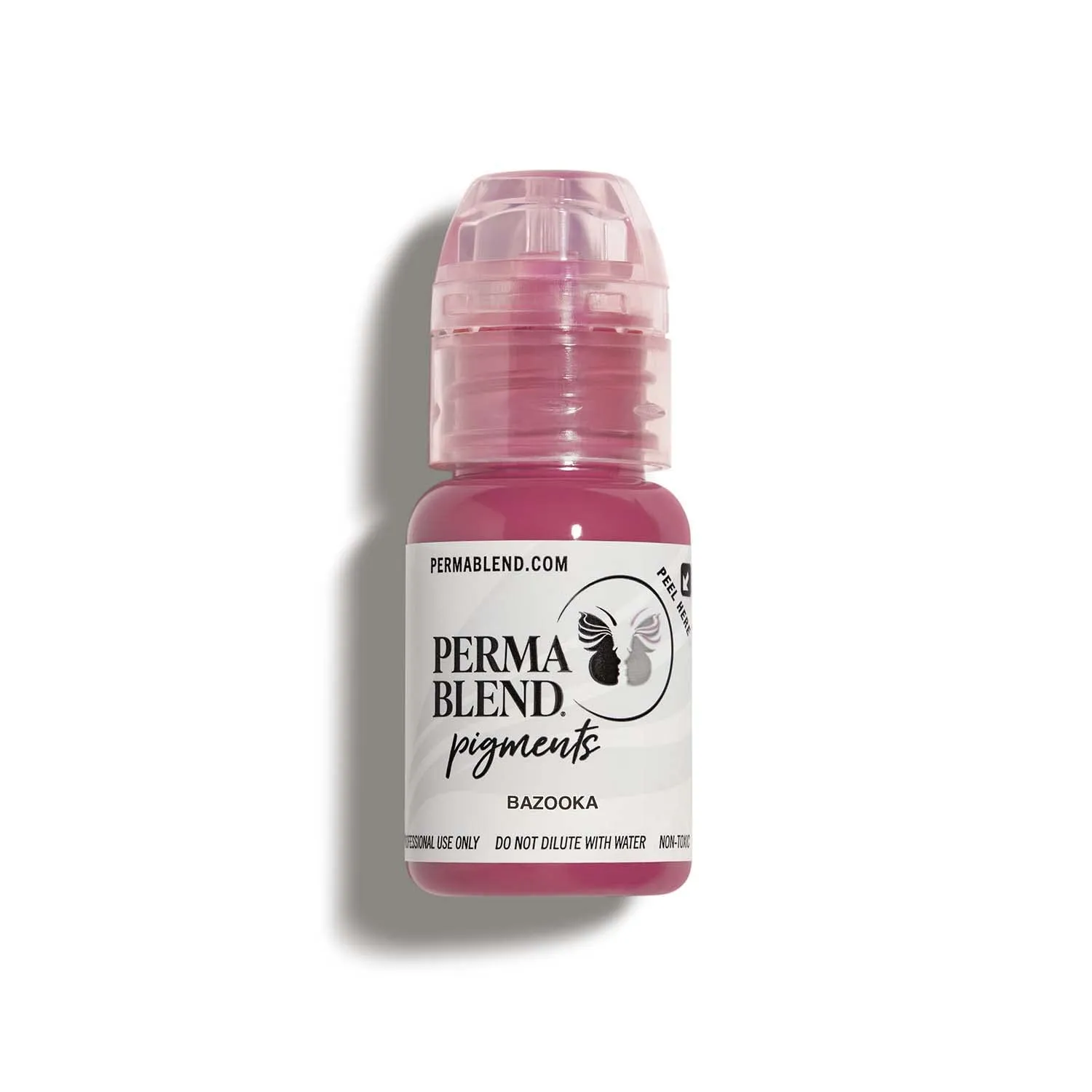 Perma Blend - Bazooka - Bright Pink Tattoo Ink for Permanent Makeup - Lip Blush Microblading Ink to Enhance Color - Lip Blushing & Tattoo Supplies - Vegan (0.5 oz)
