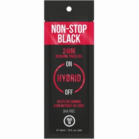 Power Tan Non-Stop Black 24H Blushing Hybrid Tingle Gel Tanning Accelerator Sachet 20ml