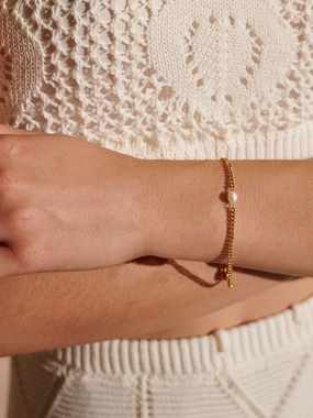 Rhoda Pearl 18K Gold Plated Bracelet