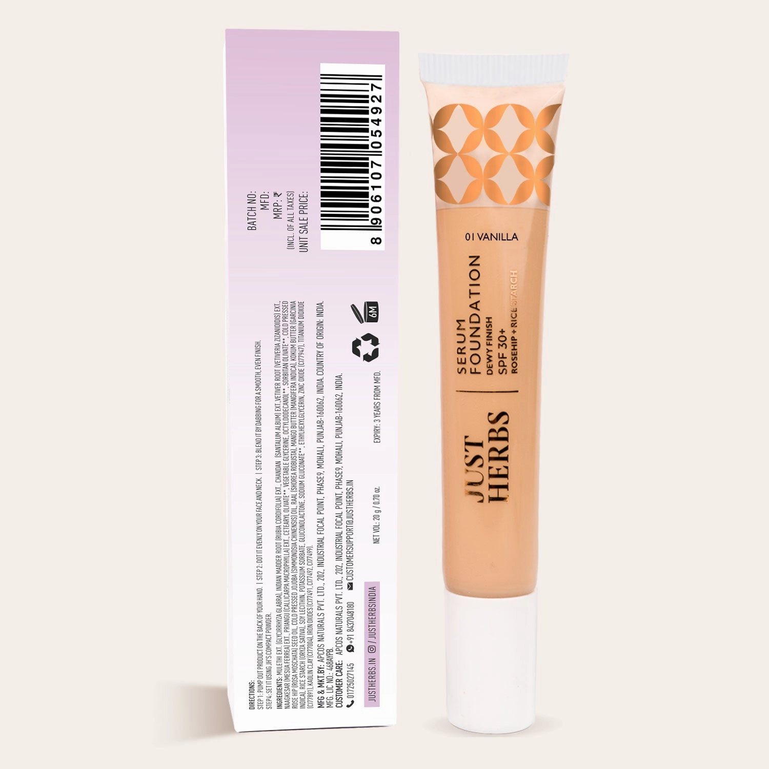 Serum Foundation Dewy Finish SPF30  (Bottle) 03 - Ivory 30ml