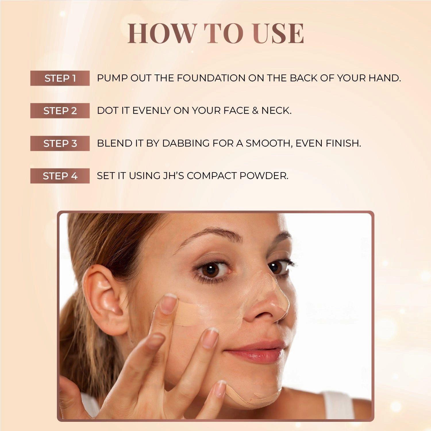 Serum Foundation Dewy Finish SPF30  (Bottle) 03 - Ivory 30ml