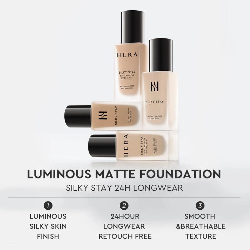 Silky Stay Foundation 24h Longwear PA   30g - 27N1 Honey | HERA