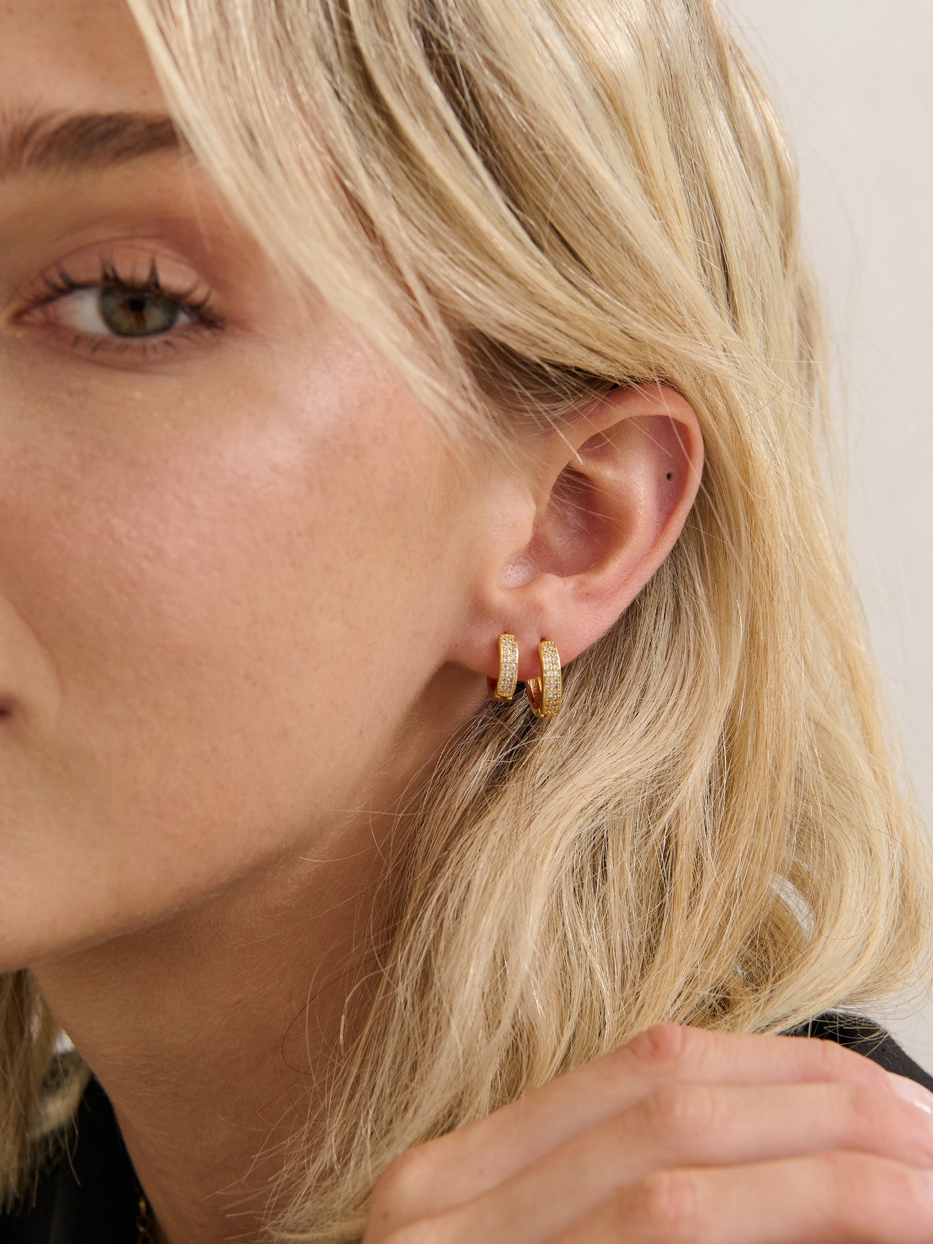 Stilla Diamanté 18K Gold Plated Earrings