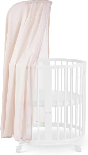 Stokke Sleepi Canopy by Pehr, Blush - Dreamy Crib Canopy for Sleepi Mini & Crib/Bed - Available in Numerous Colors - Oeko-Tex Standard 100