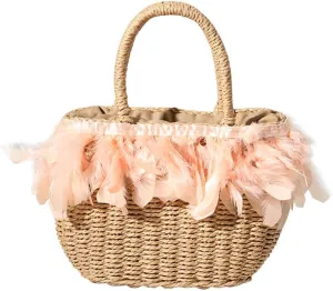 Straw Tote Rattan Summer Purse Handbags Straw Bags for Summer Raffia Tote Beach Purse Shopping Vacation Holiday