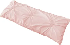 Sweet Jojo Designs Solid Color Blush Pink Shabby Chic Body Pillow Case Cover for Harper Collection (Pillow Not Included)