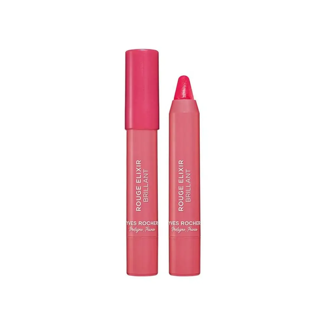 Yves Rocher Rouge Elixir Brillant Lipstick Pencil, 05. Pink Sorbet, 2.2 g.